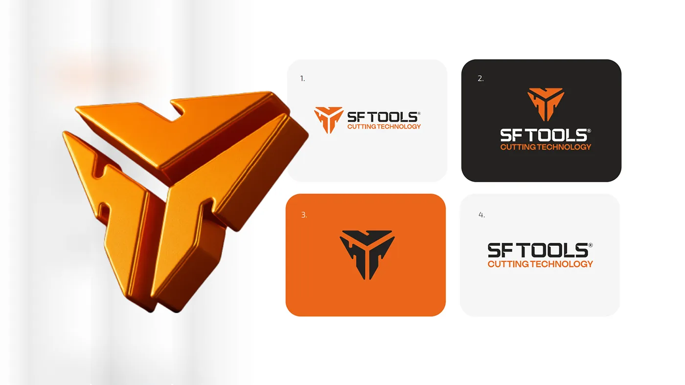 Versiones del logotipo de SF TOOLS