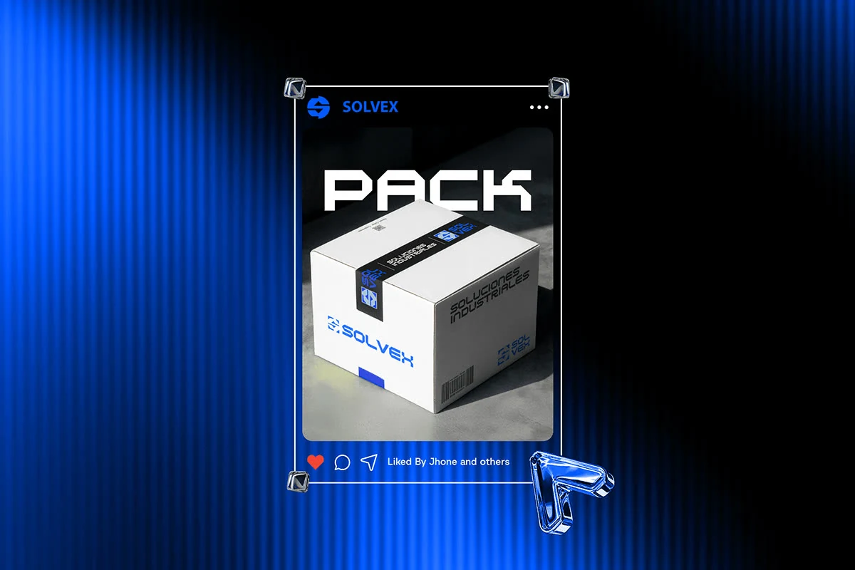 Post de redes con la caja de SOLVEX