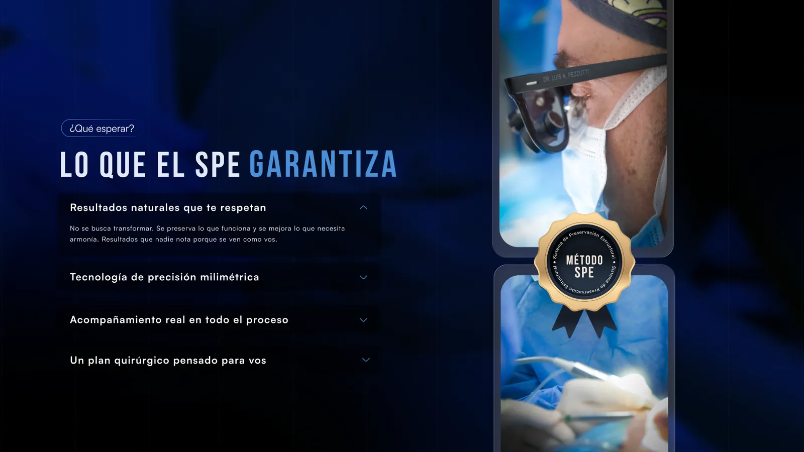Sección “Lo que el SPE garantiza”
