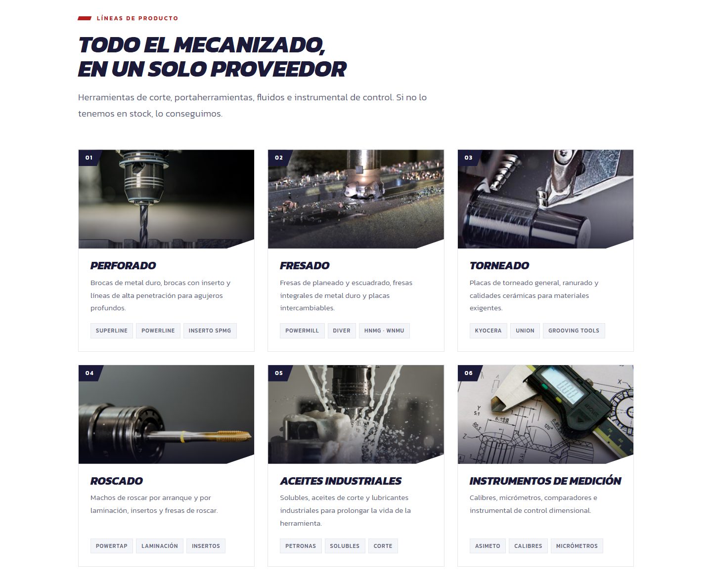 Líneas de producto